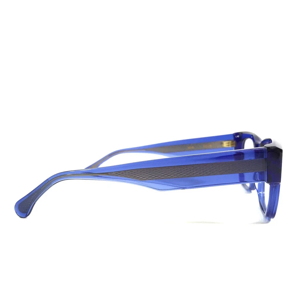 Alfred Kerbs Eyeglasses Frames MIA BL Translucent Blue Square Full Rim 53-19-145